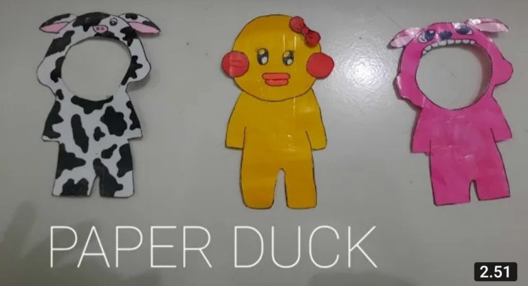 Paper Duck Tiktok Bebek Kertas Yang Viral 5798
