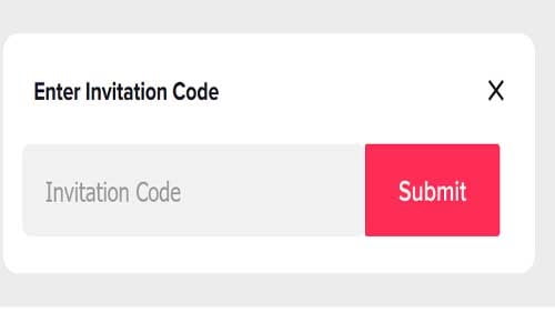 enter invitation tiktok code