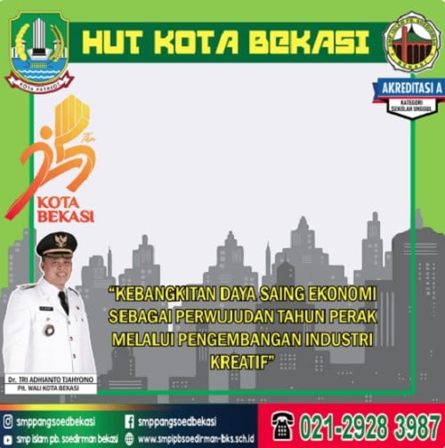 link twibbon hut kota bekasi 2022 ke 25