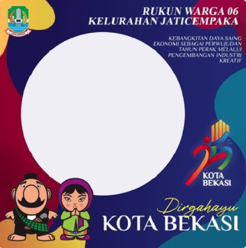 twibbon hut kota bekasi, jati cempaka