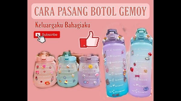 Cara Memasang Stiker Botol Viral