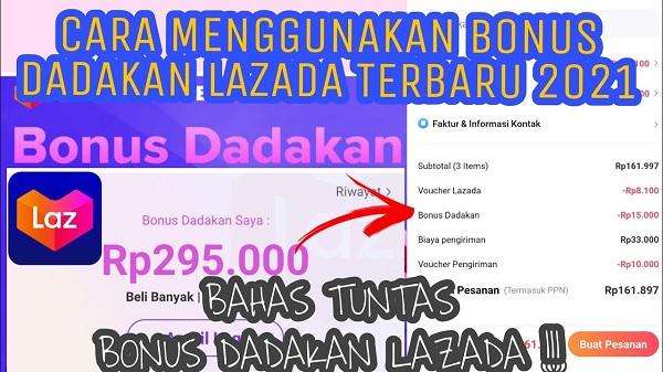 kapan bonus dadakan lazada 2022