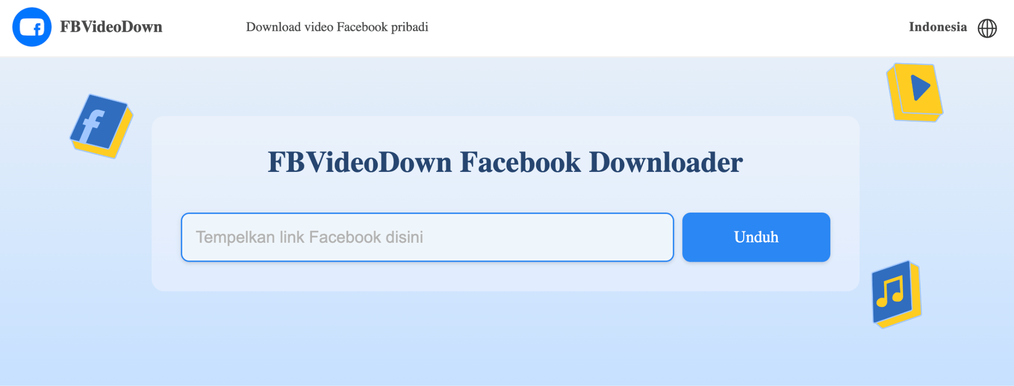 Cara Download Video Facebook