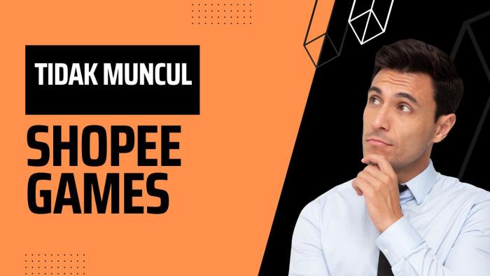 shopee games tidak muncul