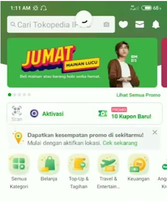 aplikasi Tokopedia