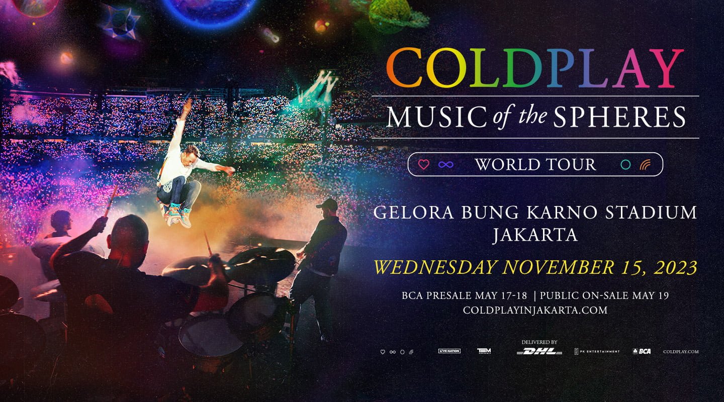 Lokasi pembelian tiket coldplay 