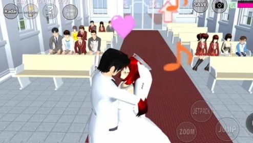 cara menikah di game sakura school simulator