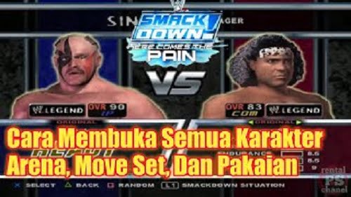 Smackdown Pain PS2 Unlock All Characters Terbaru