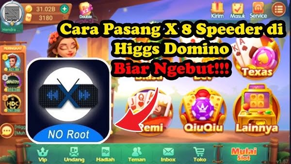 Cara Settings Higgs Domino Speeder X8