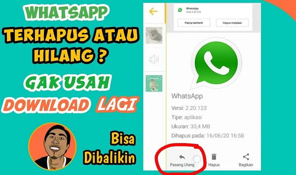 Aplikasi Whatsapp Hilang Dari Layar